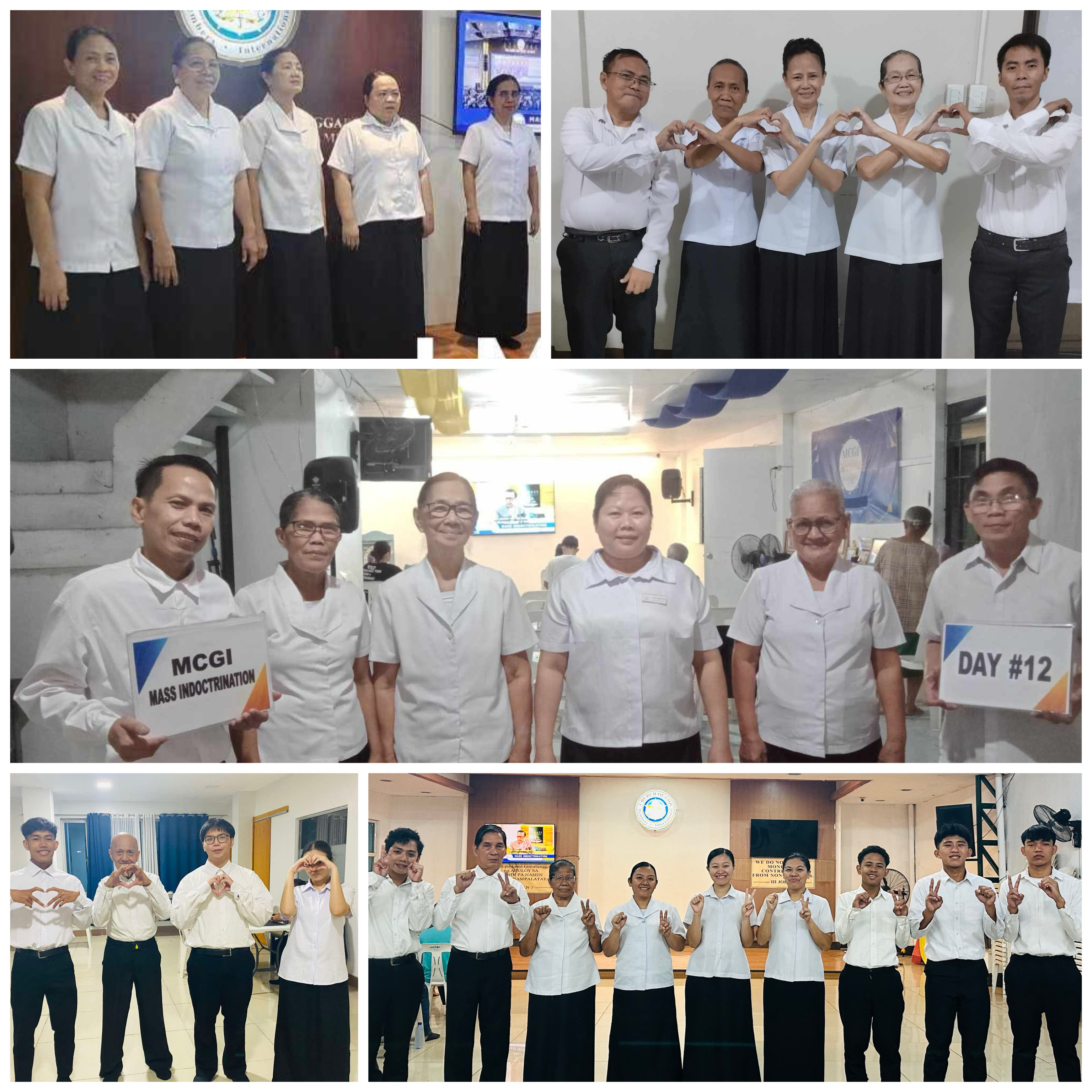 Attendance for Mass Indoctrination 12