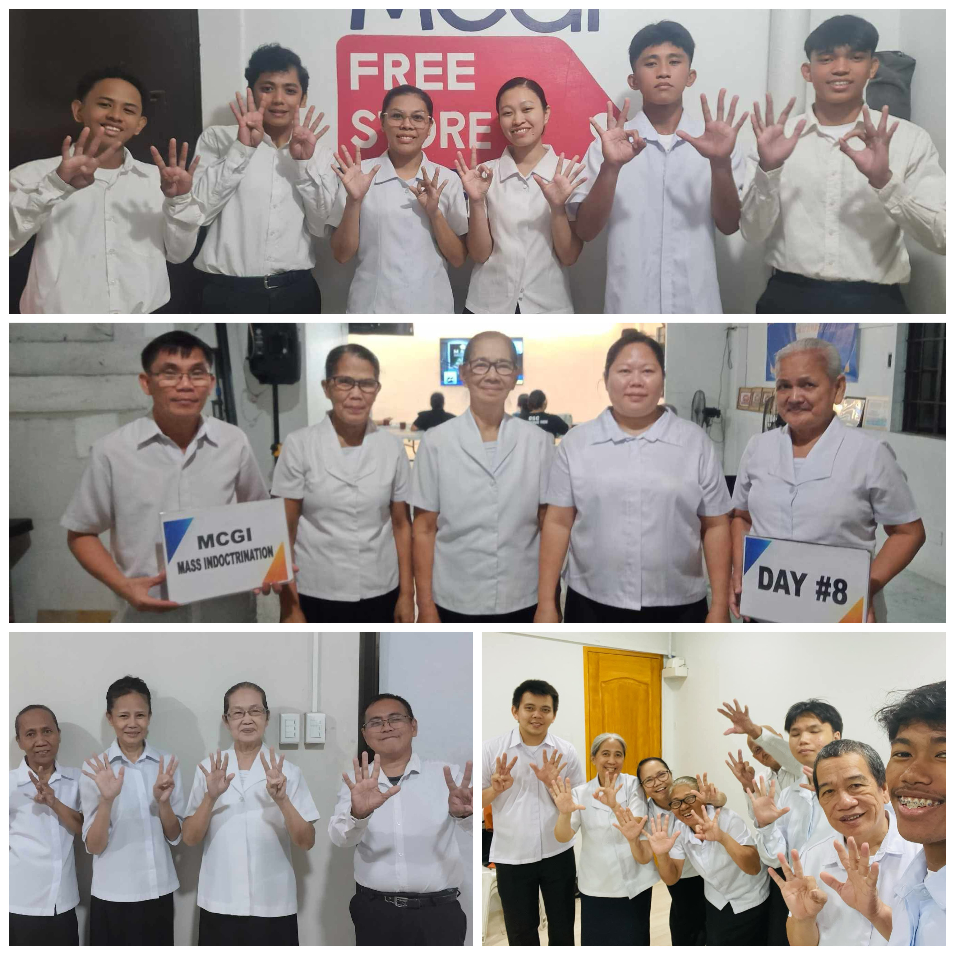 Attendance for Mass Indoctrination 08