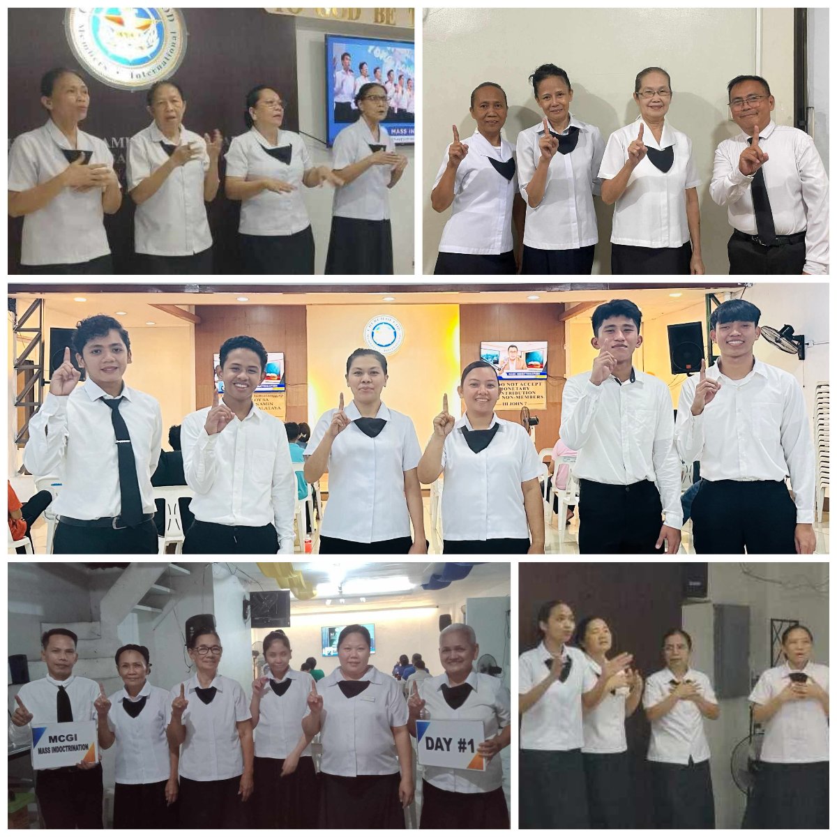 Attendance for Opening of Mass Indoctrination